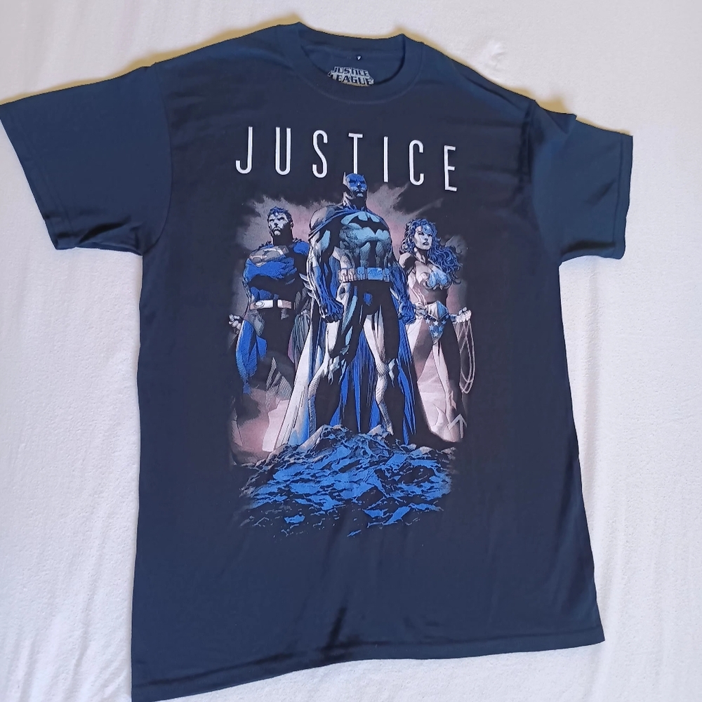 DC Comics Justice League "Take A Stand" Trinity T-Shirt